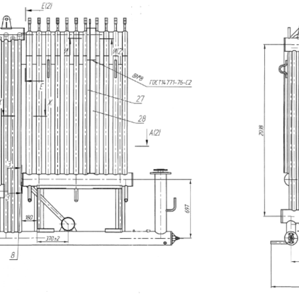 Трубные системы котлов ДКВР