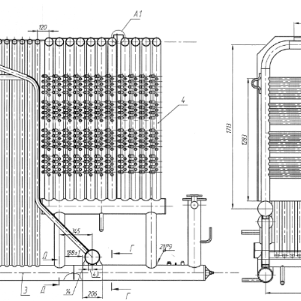 Трубные системы котлов ДКВР